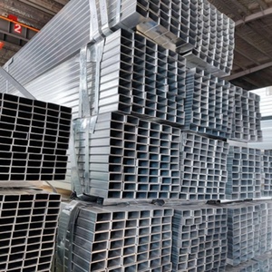 Tube carré en acier galvanisé 2 1/2 x 2 1/2 pour renforcement du <span class=keywords><strong>béton</strong></span>, haute ténacité, anti-corrosion, durable, résistant au feu - Product Image 4