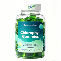 Compléments alimentaires en gommes à la chlorophylle pour perdre du poids, gommes à la chlorophylle