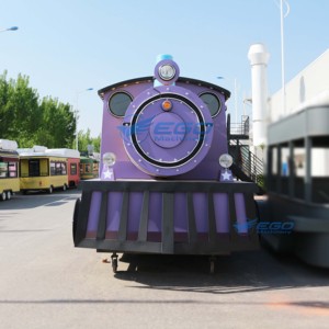 รถขายอาหารแบบรถไฟขนาดเล็ก ปรับแต่งได้ตามต้องการ รถพ่วงขายอาหารเร็ว รถพ่วงขายอาหารอะลูมิเนียม - Product Image 2