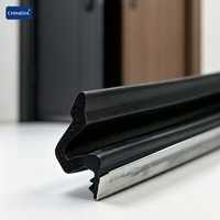 Joint d'étanchéité de porte en EPDM en forme de V à haute élasticité pour une meilleure étanchéité, utilisé avec des bandes d'étanchéité standard