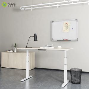 Meuble de bureau ergonomique et moderne, à <span class=keywords><strong>hauteur</strong></span> réglable, bureau <span class=keywords><strong>blanc</strong></span>, de haute qualité, 1 pièce - Product Image 2