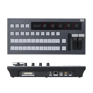 12 Kanaals Pgm & Pvw Atem Switcher 5 Kanaals Audio Controle Streaming Video Schakelaar Schakelbord Bedieningspaneel Voor Atem Switcher