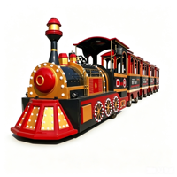 Train électrique touristique sans rails pour enfants et adultes, disponible pour les parcs d'attractions