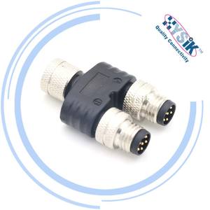 M8 8 8 Pin connettore cavo maschio 90 gradi ad angolo retto spina PUR giacca un Cordset di codifica per PROFINET Ethernet - Product Image 5