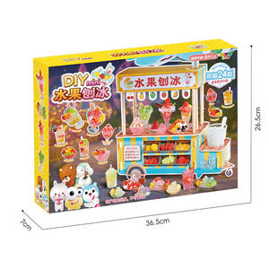 ชุดทำน้ำแข็งไสผลไม้ EbiLe Mini ขนาด 26.5 ซม. ชุดของเล่นทำอาหารสำหรับเด็กอายุ 4-6 ปี - Product Image 1