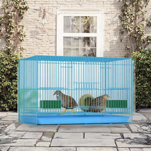 Evcil hayvan sahipleri için istiflenebilir büyük mor lüks kapalı bıldırcın kanarya papağan evi - Product Image 3