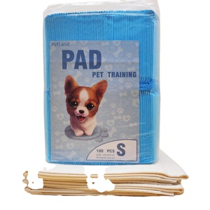 Tapis d'apprentissage jetables pour chiens et chiots, 5 couches, anti-fuites, pour l'entraînement des animaux de compagnie, vente en gros - Product Image 1