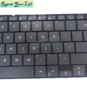 คีย์บอร์ดแล็ปท็อปเรืองแสงในสหราชอาณาจักรสำหรับ Asus <span class=keywords><strong>Zenbook</strong></span> <span class=keywords><strong>flip</strong></span> <span class=keywords><strong>S</strong></span> UX370UA แป้นพิมพ์0KNB0-2604HE00 UX370UAF เปลี่ยนใหม่สีดำ/ สีฟ้า - Product Image 3