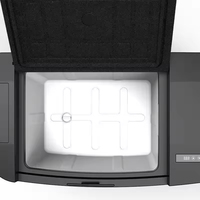 Réfrigérateur de coffre de voiture portable pour Tesla Model Y 35L Réfrigérateur-congélateur à compresseur avec faible consommation d'énergie Design sportif