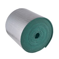 Feuille d'isolation de plafond en mousse EPE/XPE avec dos en PET/feuille d'aluminium métallisée, isolation thermique réfléchissante, absorption des chocs pour entrepôt