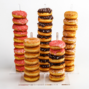 Venta al por mayor, 5 unidades por juego, expositores de rosquillas de acrílico transparente - Product Image 1