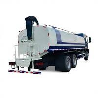 Camions-citernes d'arrosage avec réservoir de 20 tonnes, canon arrière de pulvérisation, portée de 45 m, véhicule-citerne d'arrosage