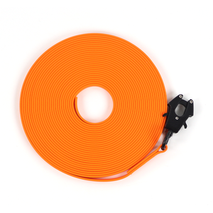 Originale guinzaglio cane impermeabile rivestito in gomma PVC tessitura piatta lunga linea guinzaglio per cani facile controllo - Product Image 2