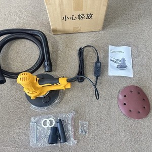 Lijadora de pared eléctrica de 1500W con accionamiento directo, 220V, enchufe europeo, calidad profesional, con bolsa para polvo incluida, para lijado de paredes - Product Image 1