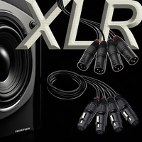Caja extensora profesional de 4 canales XLR a RJ45, transmisión de red blindada CAT6 para iluminación de escenario, baluns de señal de Audio DMX512