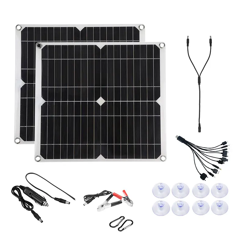 Portable Solar Charger Pane Climbing Fast Charger Polysilicon Travel DIY Solar Charger Gener
