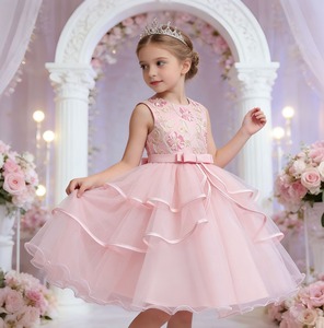 Nuovo Abito <span class=keywords><strong>da</strong></span> <span class=keywords><strong>Cerimonia</strong></span> per Bambine, Vestito <span class=keywords><strong>da</strong></span> Principessa, Abito <span class=keywords><strong>da</strong></span> Damigella per Matrimonio, Abito <span class=keywords><strong>da</strong></span> Sera, Vestito con Gonna Voluminosa per Ragazze - Product Image 2