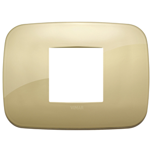 แผ่นติดผนังวิมาร์ โกลด์ 12.75x9.5 ซม. สำหรับติดตั้งสวิตช์แบบกลาง - Product Image 1