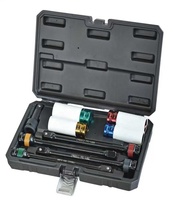 Produit le plus vendu de la Foire de Canton Jeu de douilles à chocs Air Impact 14pcs Kit de douilles d'entraînement 1/2 Jeu de douilles à code couleur