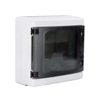 Étanche IP65 plastique puissance HA 8 12 18 24 voies mcb électrique DB box Din rail distribution box