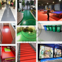 Feuille de revêtement de sol en PVC personnalisé-Tapis en vinyle antidérapant pour atelier ou remorque