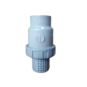 Chine Haute qualité 1/2 pouces à 2 pouces douille de fusion CPVC <span class=keywords><strong>clapet</strong></span> anti-retour de fond DN15 à DN50 vanne de pied en plastique <span class=keywords><strong>Pvc</strong></span> pour pompe à eau - Product Image 1