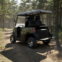 Voiturette de golf électrique individuelle en métal 2026 Rainbow personnalisable, avec moteur AC 4KW, 4 places, batterie lithium 48V, pour terrains de golf et clubs