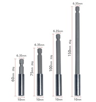 Embout magnétique en acier multifonction pour douilles hexagonales