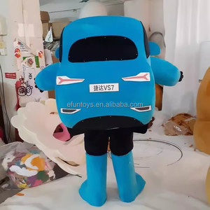 Efun quantité minimale de commande 1 PC Costume de mascotte de voiture bleue personnalisé professionnel Cosplay Costume de mascotte de personnage de <span class=keywords><strong>film</strong></span> de voiture de <span class=keywords><strong>dessin</strong></span> <span class=keywords><strong>animé</strong></span> à vendre - Product Image 3