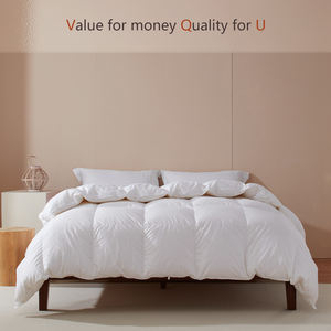 호텔 및 홈 럭셔리 부드럽고 따뜻한 면 화이트 오리 거위 깃털 이불 이불 이불 이불 이불 이불 - Product Image 3