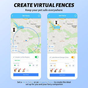 TIZE Rastreador GPS 4G Impermeable para Mascotas con WiFi para <span class=keywords><strong>Collar</strong></span> Grande, Localizador de Seguimiento para Perros y Gatos - Product Image 2