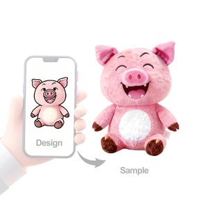 Tùy Chỉnh Đồ Chơi Sang Trọng Thú Nhồi Bông Đồ Chơi Odm Bé Trẻ Em Màu Hồng Mềm Mại Hạnh Phúc Con Heo Đất Kawaii Đồ Chơi Đồ Chơi Trẻ Em PP Bông Siêu Mềm - Product Image 2