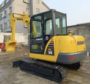 High Efficiency KOMATSU PC56 Used <b>Mini</b> Excavator 6TON Second Hand <b>PC</b> 55 56 70 78 110 120 Small Digger for Sale - Product Image 1