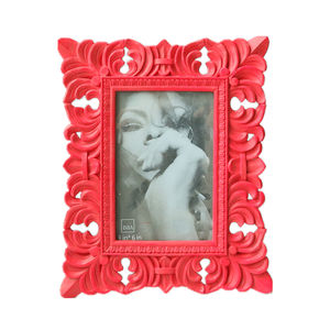Cadre Photo De table en résine, 4x6 pouces, bijou en polyrésine rouge - Product Image 1