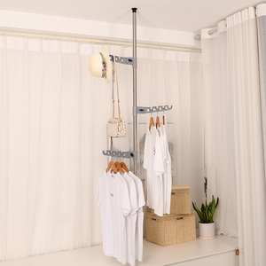 Gran oferta multifuncional de pie perchero plegable para ropa - Product Image 3