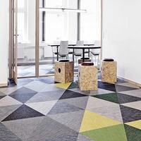 Benutzer definierte feuerfeste PVC gewebte Vinyl rutsch feste wasserdichte Teppich Boden matte Rolle PVC Fliesen Bodenbelag für Office Hotel Ausstellung