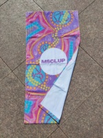 Serviette en velours 100% coton, impression de logo personnalisée, 400 GSM, séchage rapide, absorbante, sans peluches, double face, pour la gym, les sports, le yoga, les voyages