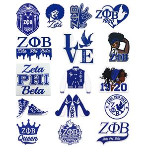 شارات مطرزة للجمعيات الجامعية قابلة للكي على الملابس من قماش التويل واللباد ZPB - Product Image 1