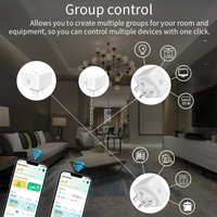 Enchufe Inteligente LangYeao 16A 20A Zigbee con Monitoreo de Energía, Compatible con Tuya, Alexa, Google Home, Temporizador, Programación, Control por Grupos