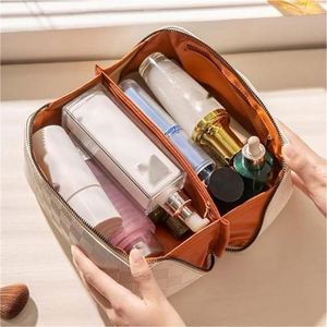 Checkerboard <b>Pillow</b> Makeup Bag <b>Large</b> Capacity Portable Ins New Network Celebrity Travel Cosmetics Toiletries Storage Bag - Product Image 6