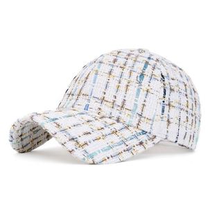 Nouvelle Arrivée 2025 – Casquette de Baseball Unisexe en Tweed à Carreaux Tendance pour Femme – Chapeau Décontracté et Sportif pour l'Automne et l'Hiver - Product Image 6