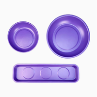 Plateau magnétique robuste pour pièces automobiles, plateau à vis pour écrous, boulons et vis, outil de rangement par aspiration pour garage et atelier