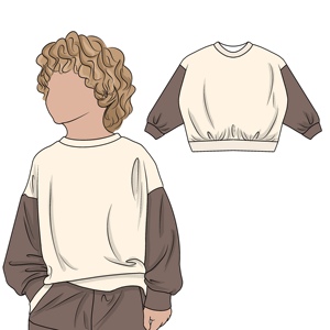 Sản phẩm mới đến thanh lịch quý ông trẻ em bé trai sweatershirts màu sắc tương phản nối đẹp trai hoodie Set - Product Image 4