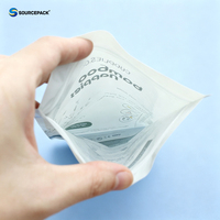 Emballage en sachet plastique en gros pour échantillons de produits dentaires, sachets à fermeture à 3 côtés, faciles à ouvrir