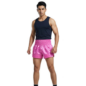 Custom logo Gym Running Fitness Muay Thai Shorts Wholesale Embroidery Polyester Sports Martial <b>Arts</b> Wear Boxing Shorts - Product Image 1