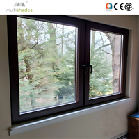 Fenêtre à battant de remplacement pour rénovation de maison ancienne, NFRC Energy Star, résistante aux ouragans, à rupture de pont thermique, en aluminium, verre Low-E
