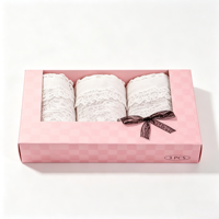 Boîte en carton personnalisée avec fenêtre, impression UV couleur 2mm, emballage transparent pour sous-vêtements, chaussettes, serviettes, lingerie, cadeaux