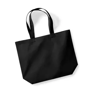 Borsa tote maxi in cotone riciclato, merchandising sostenibile - Product Image 2