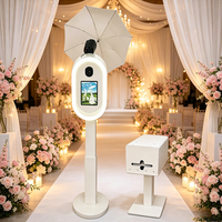 Coque de photomaton ovale sur mesure pour iPad avec flash et parapluie – Meilleures ventes