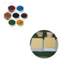 Poudre d'oxyde de fer rouge de ciment de couleur fe2l